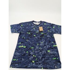 Nike ACG Dri Fit Shirt Men's Small Midnight Navy Leafcutter HJ0794-410